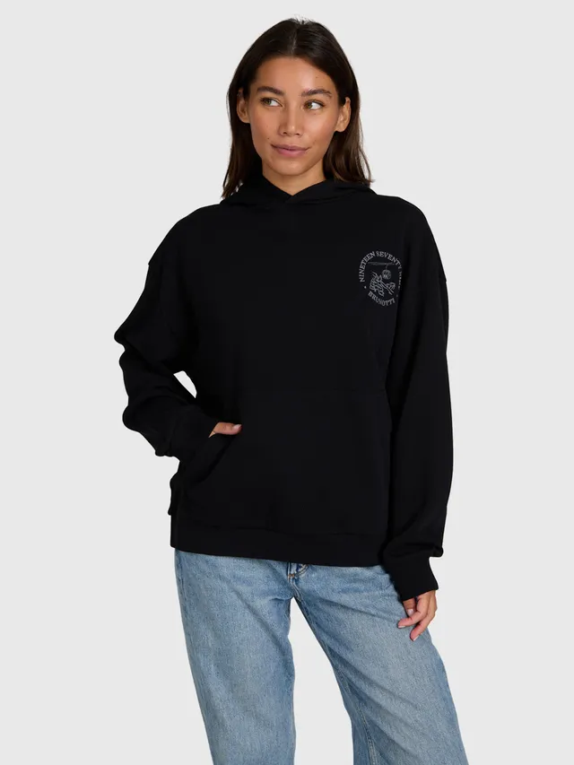 brunotti-sita-hoodie-damen-kapuzenpulli-schwarz-baumwolle image 1