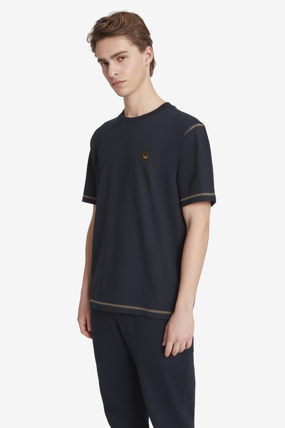 ciesse-outdoor-crincy-t-shirt-dunkelblau-baumwolle-oversize image 2