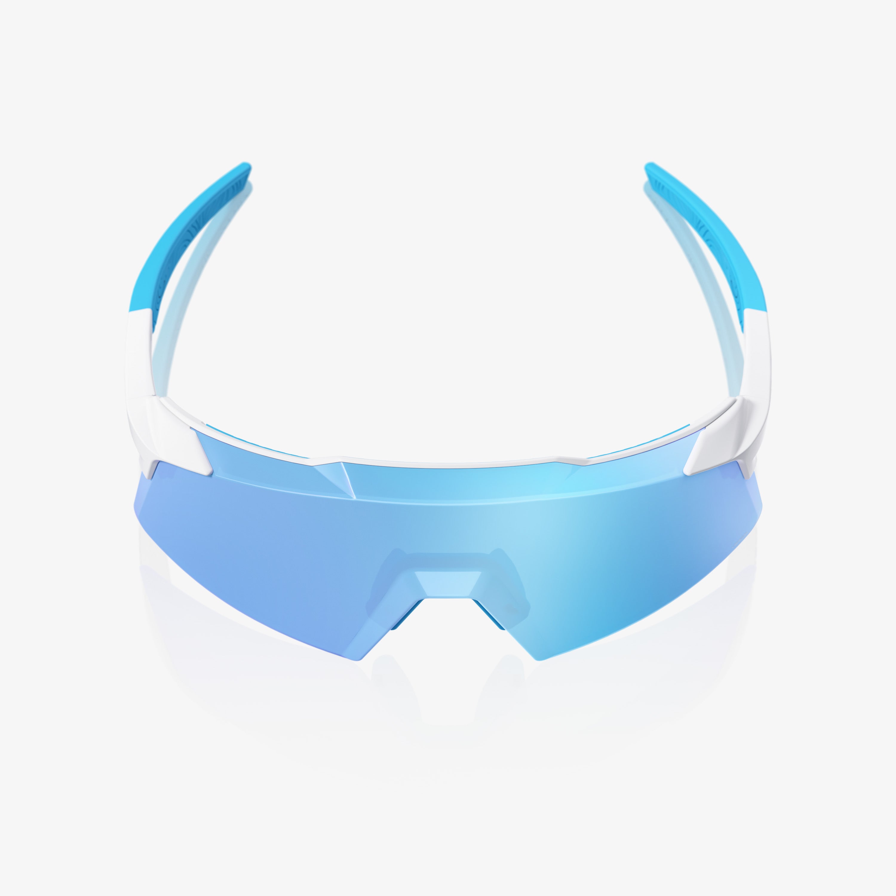 100-aerocraft-matte-white-sonnenbrille-hiper-blue-mirror image 4