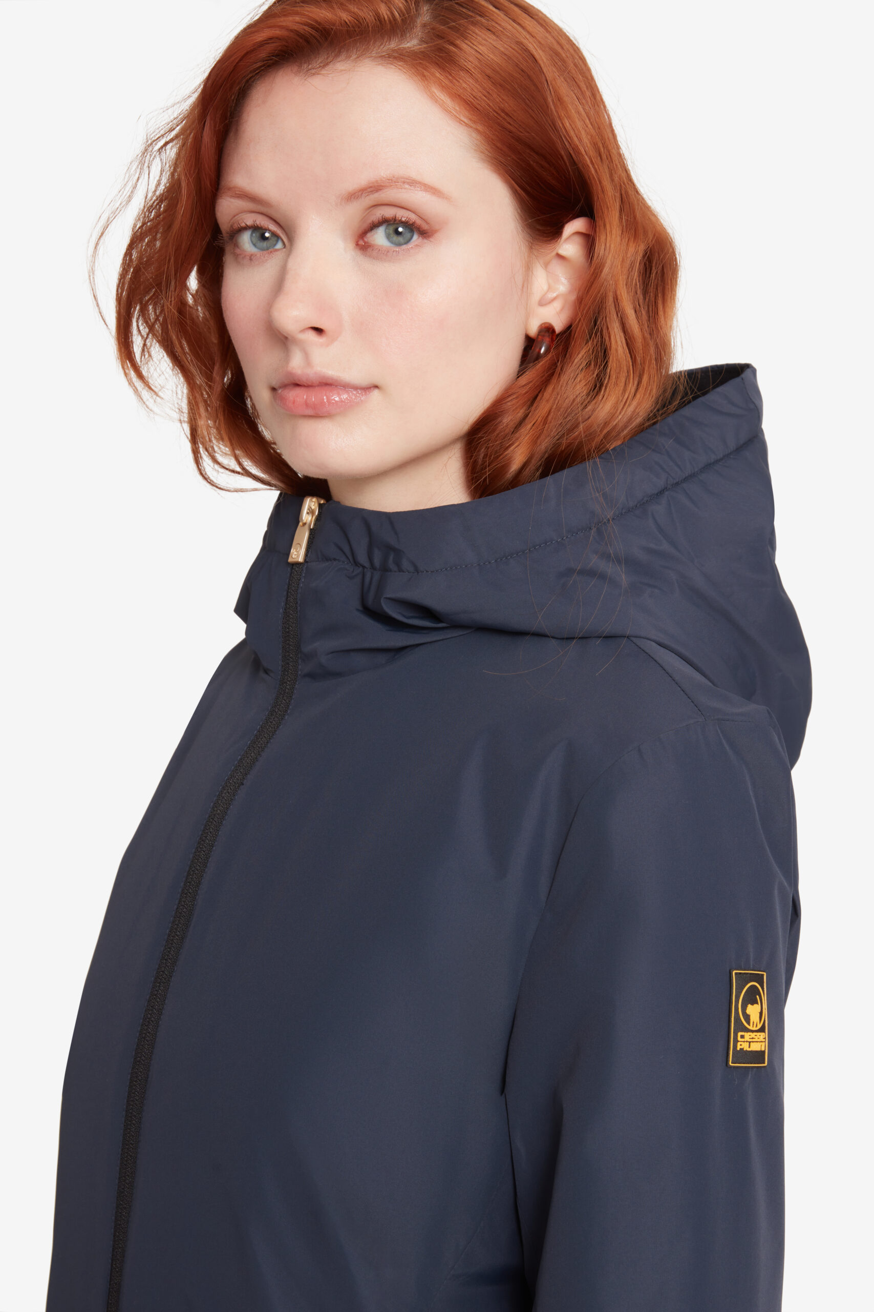 ciesse-karuna-bergangsjacke-damen-dunkelblau-mit-kapuze image 4