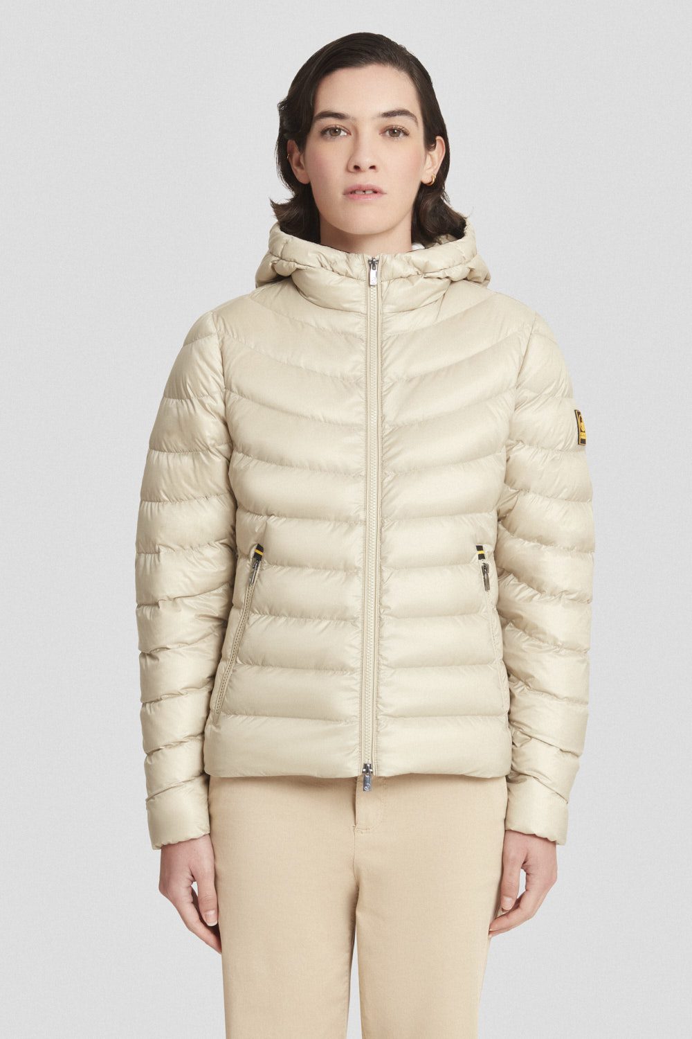 ciesse-outdoor-daunenjacke-braun-800fp-kapuze-leicht-dwr image 3