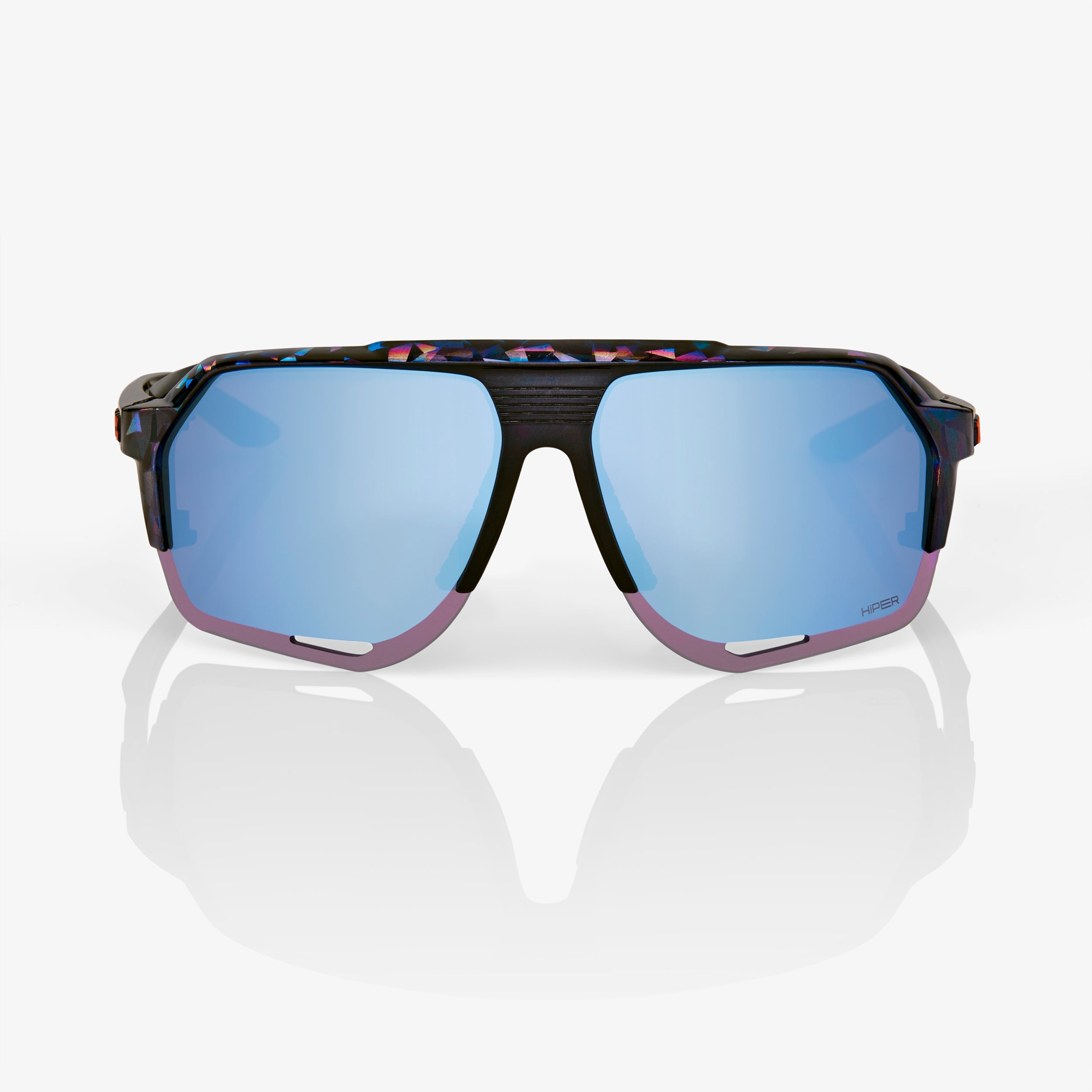 100-norvik-sonnenbrille-schwarz-hiper-blue-mirror image 2