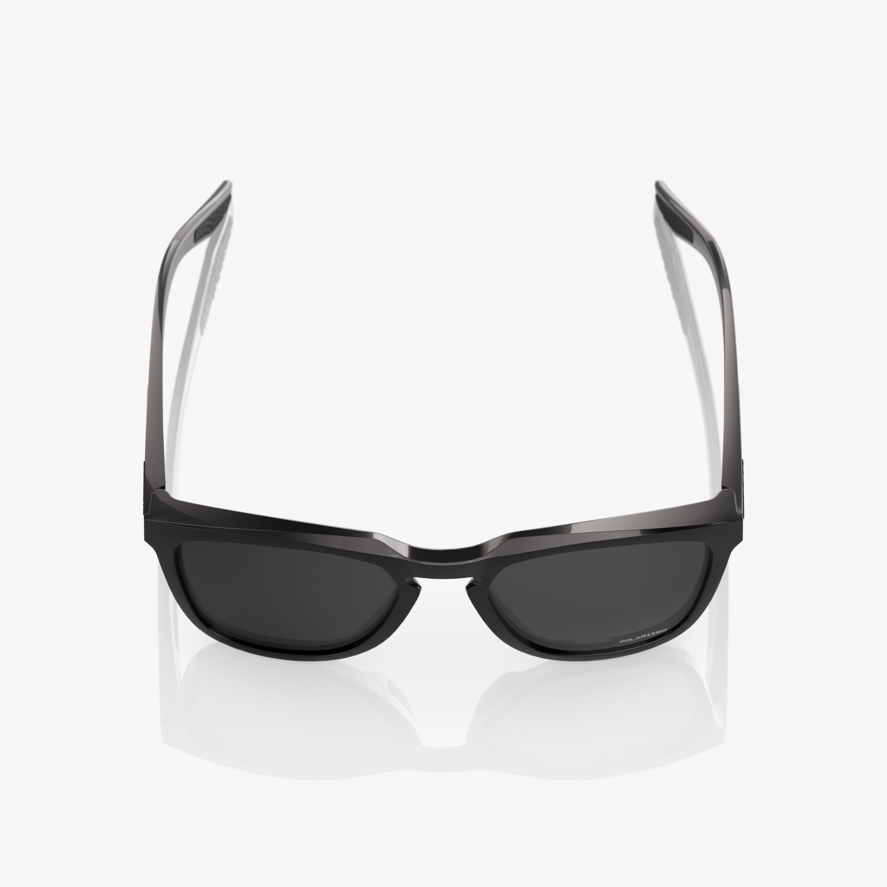 100-hudson-polished-black-sonnenbrille-grey-polarized image 4