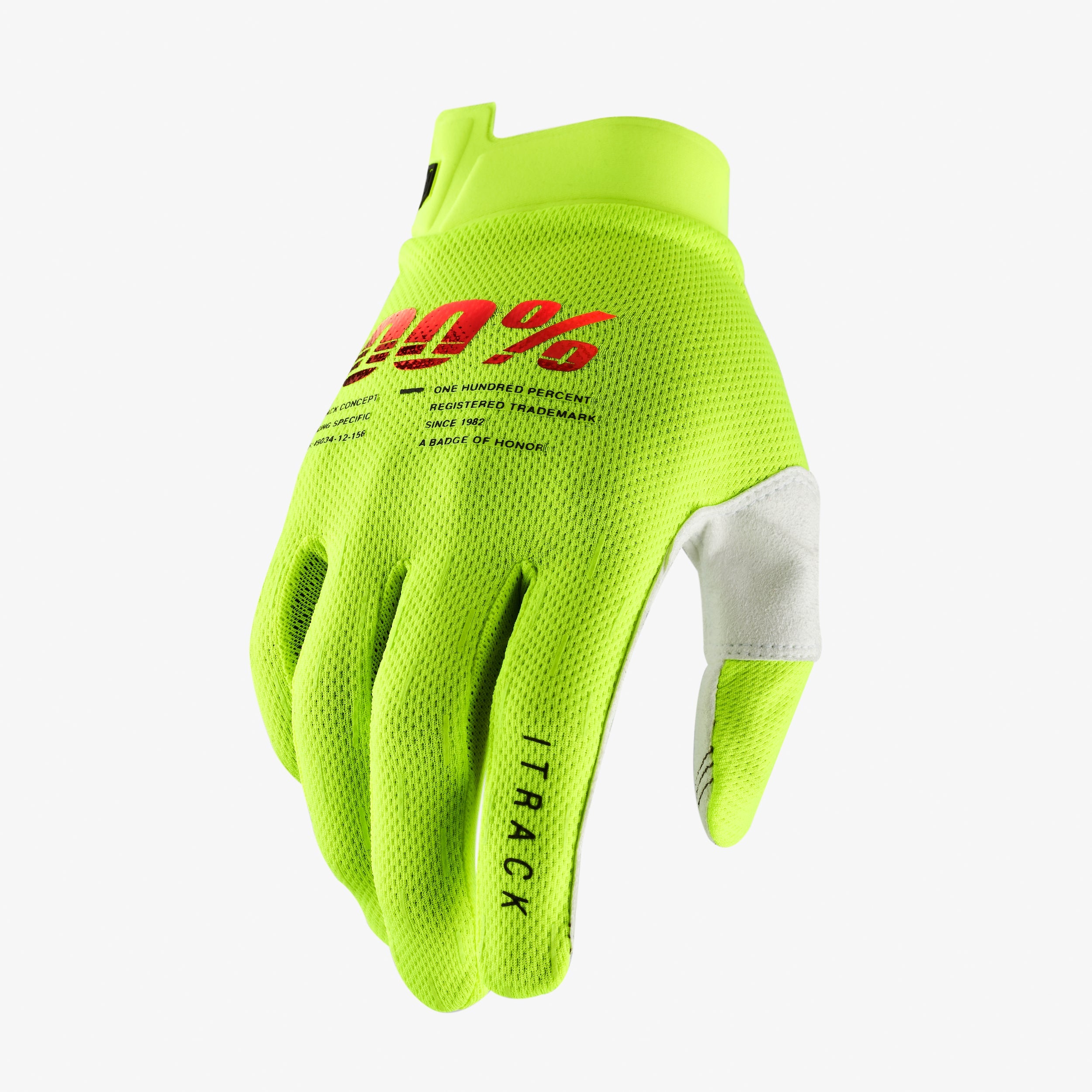 100-itrack-fluo-yellow-fahrradhandschuhe-gr-l image 1