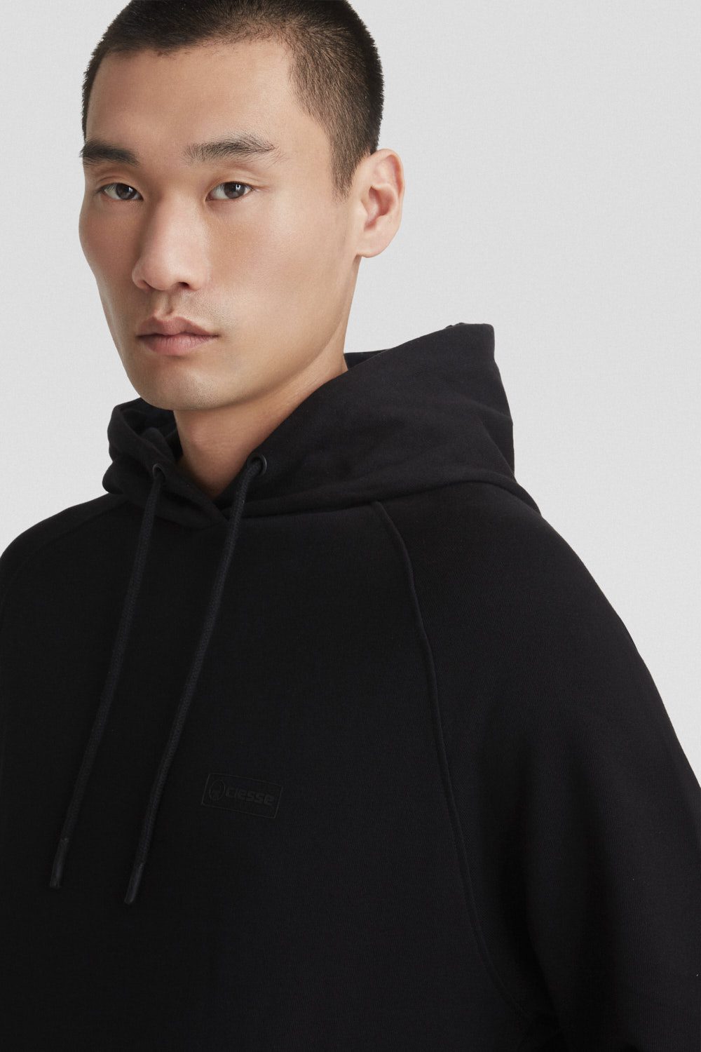 ciesse-outdoor-felpe-hoodie-schwarz-baumwolle-kapuze image 3