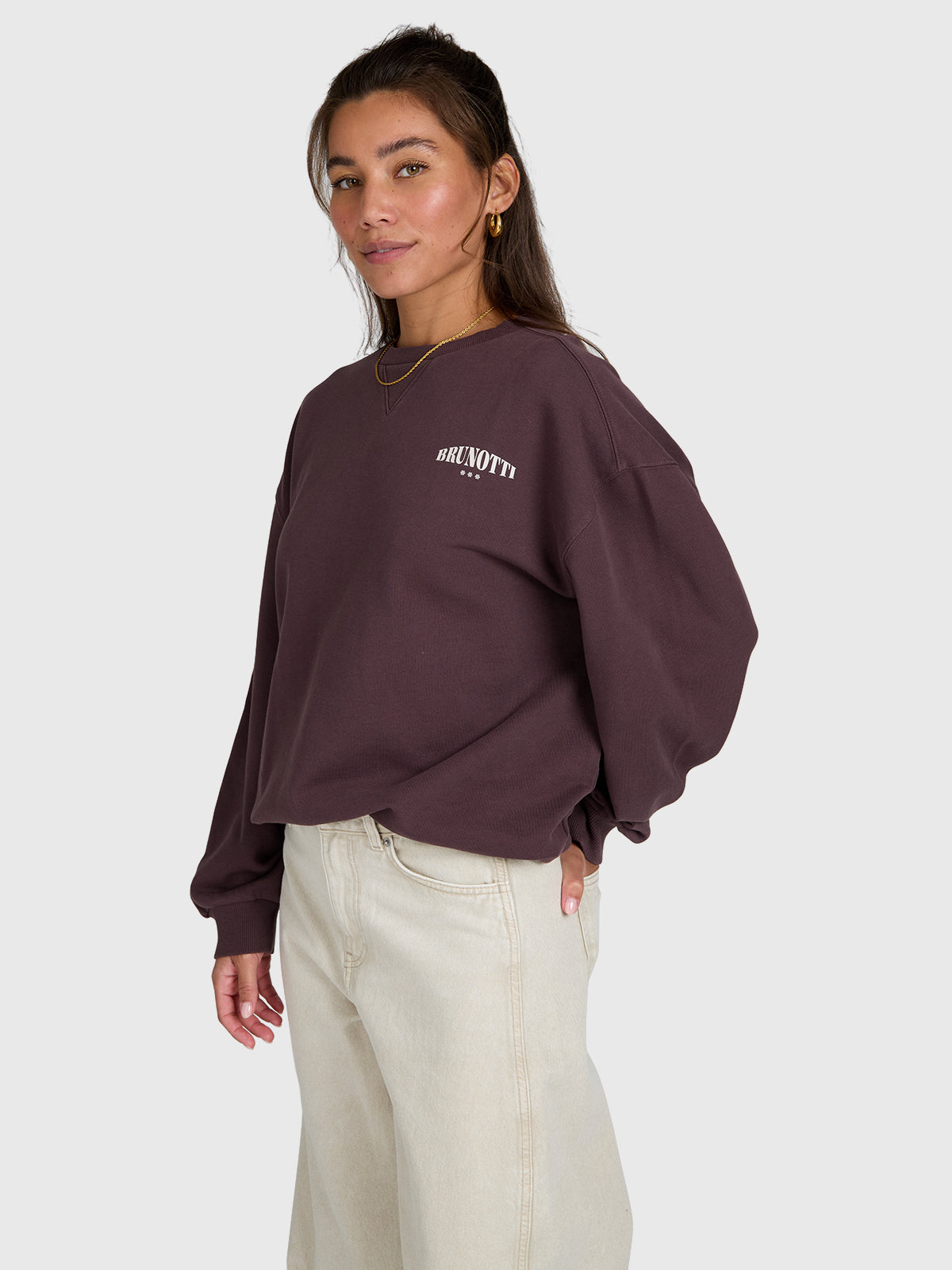 brunotti-bessy-damen-pullover-raisin-aus-baumwolle image 3