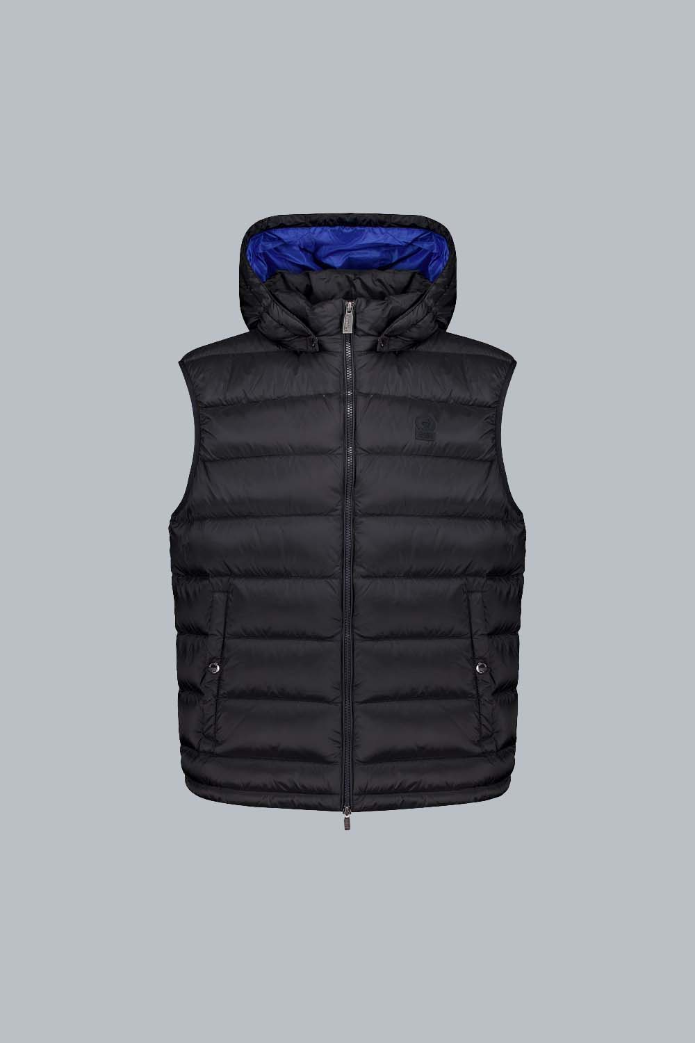ciesse-nodie-daunenweste-herren-schwarz-800-fill-kapuze image 1