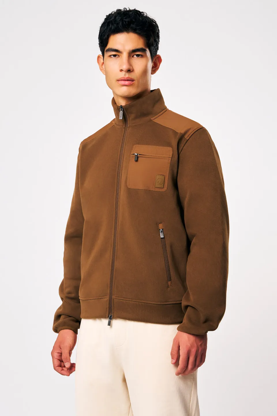 ciesse-outdoor-ziad-sweatjacke-herren-braun-full-zip image 1