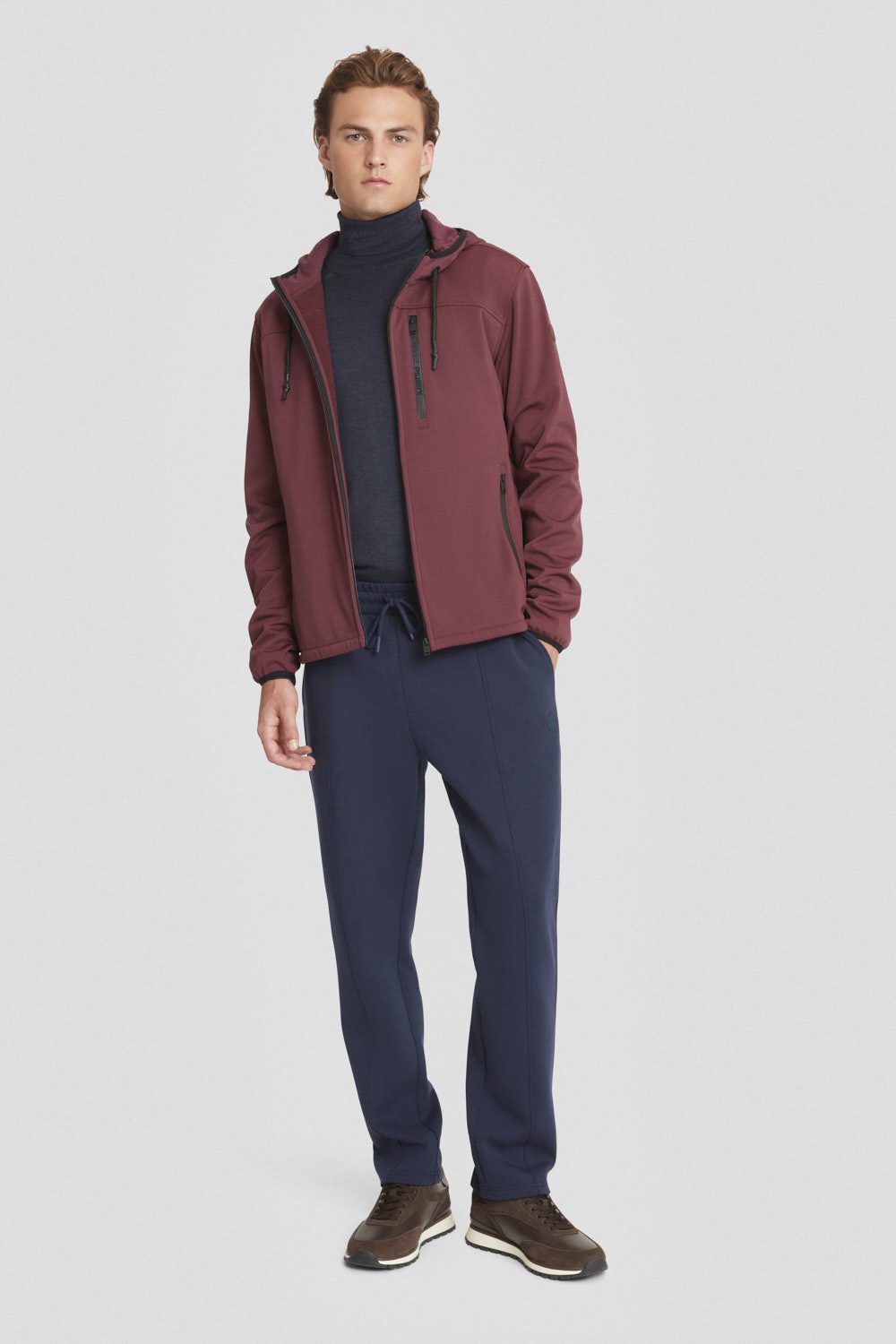 ciesse-outdoor-felpe-sweatjacke-mahagoni-mit-kapuze image 2