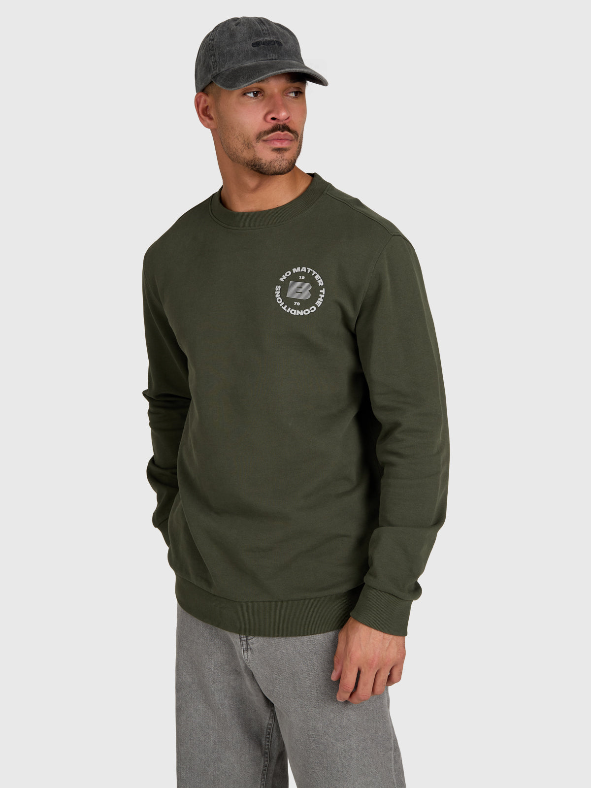 brunotti-naldis-herren-crew-deep-green-baumwolle image 4