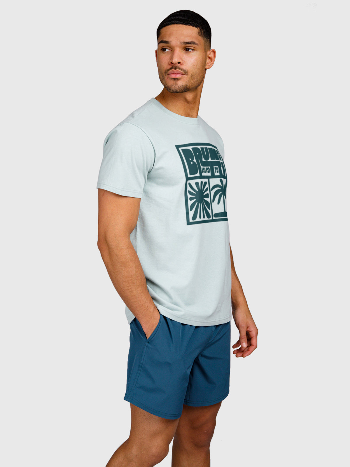 brunotti-leeway-t-shirt-herren-mist-baumwolle image 3