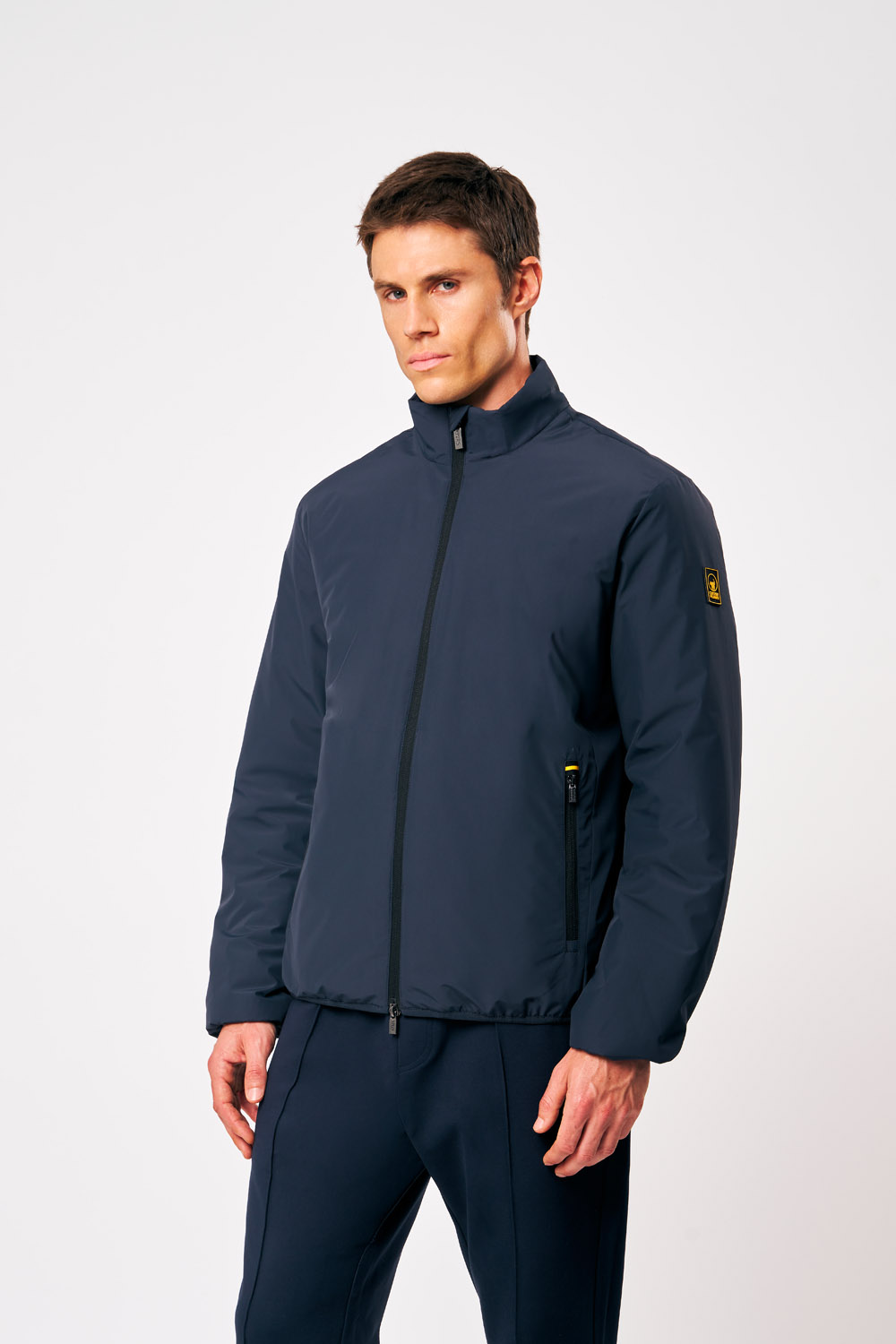 ciesse-titano-bikerjacke-herren-winterjacke-blau-gepolstert image 3