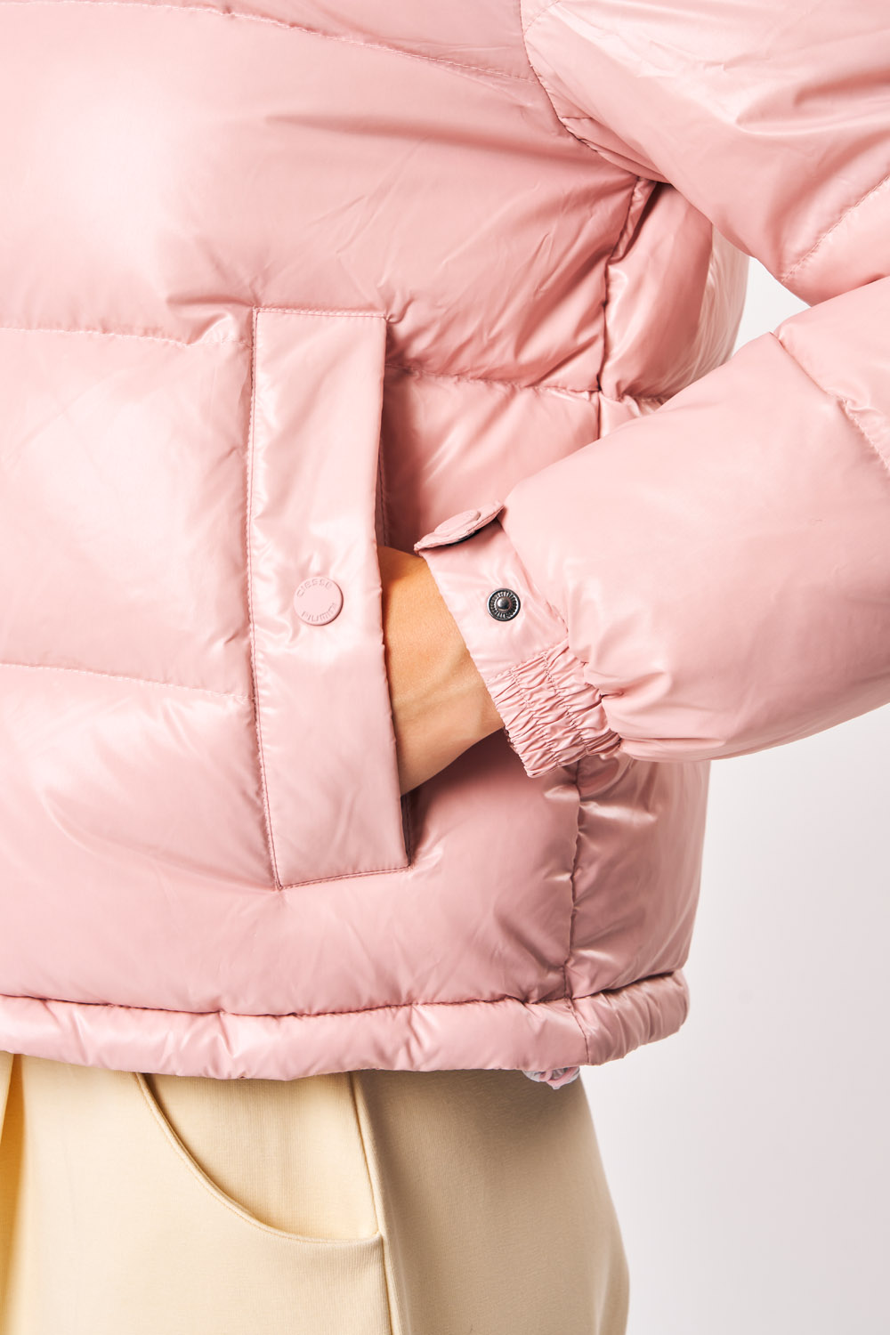 ciesse-piumini-noletta-daunenjacke-rosa-ohne-kapuze image 4