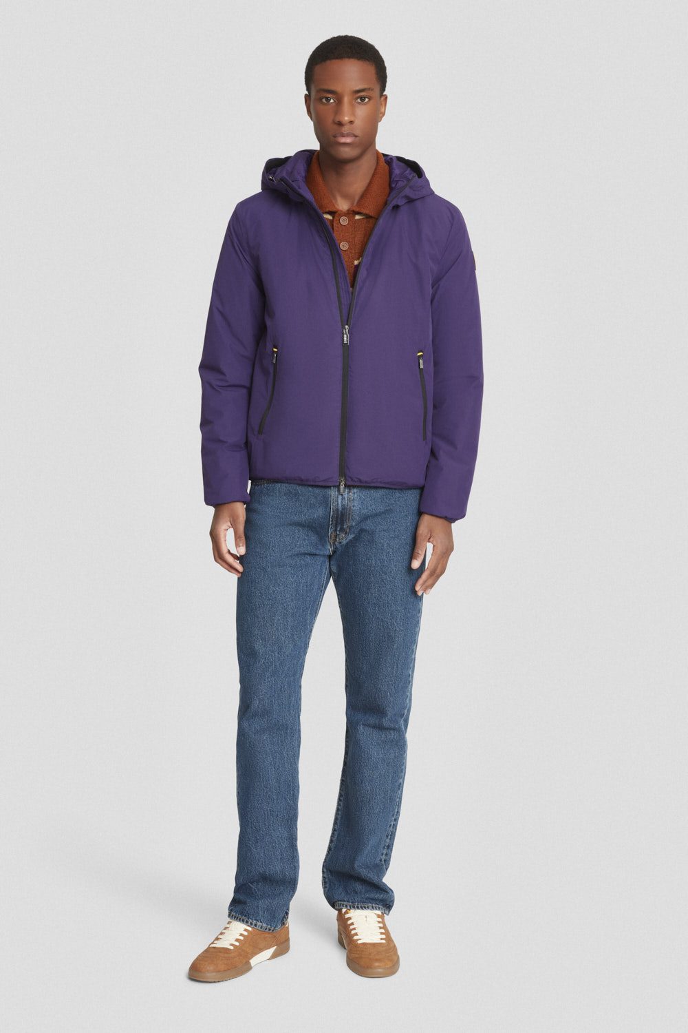 ciesse-outdoor-winterjacke-damen-lila-wattiert-kapuze image 1