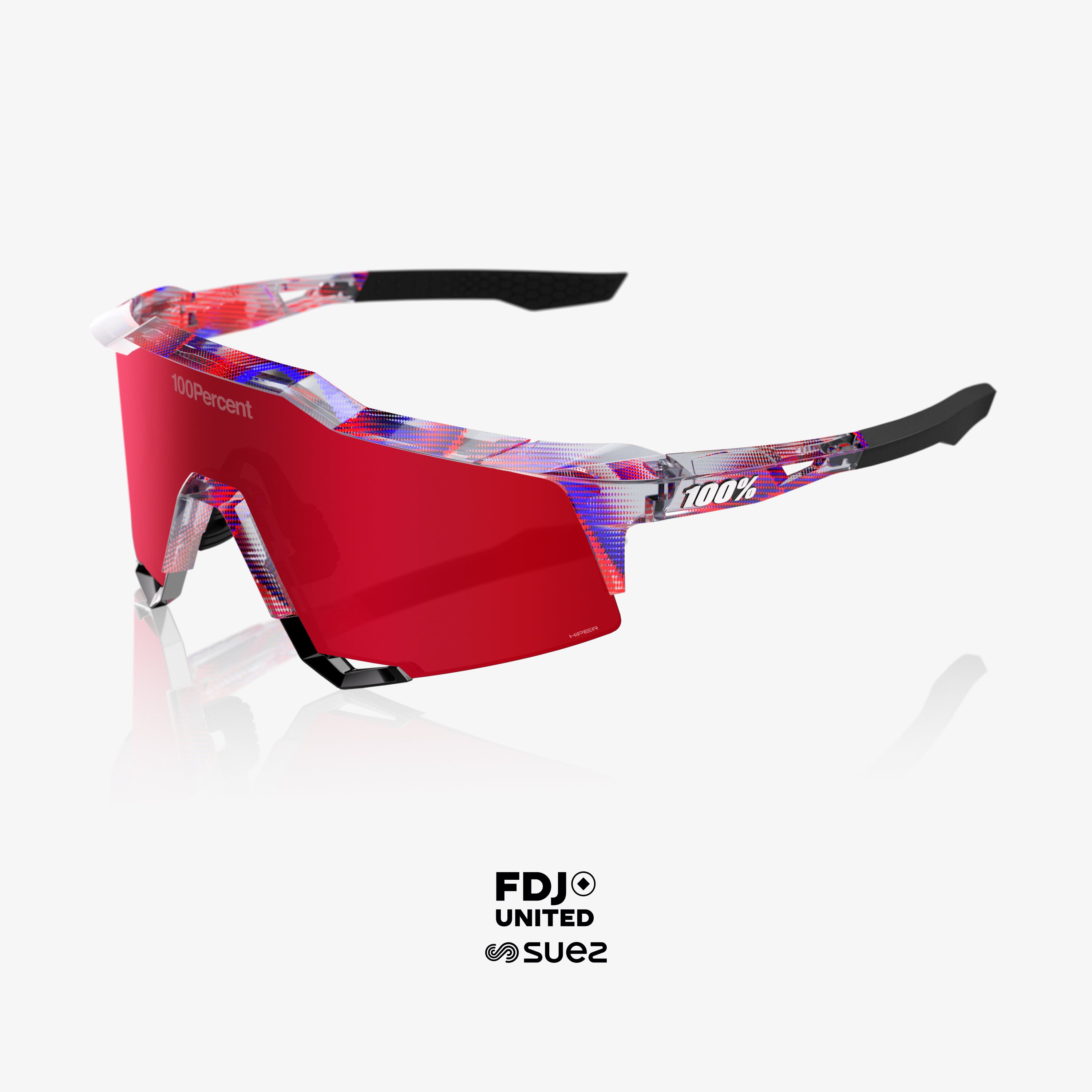 100-speedcraft-le-fdj-sportbrille-hiper-fire-red-mirror image 1