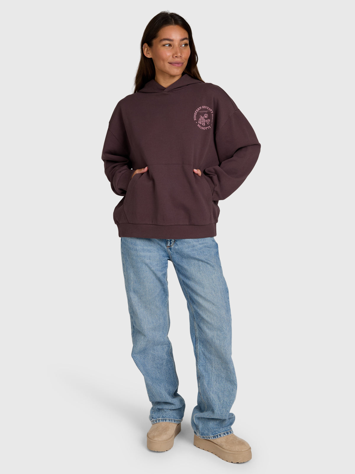 brunotti-sita-damen-hoodie-raisin-aus-baumwolle image 5