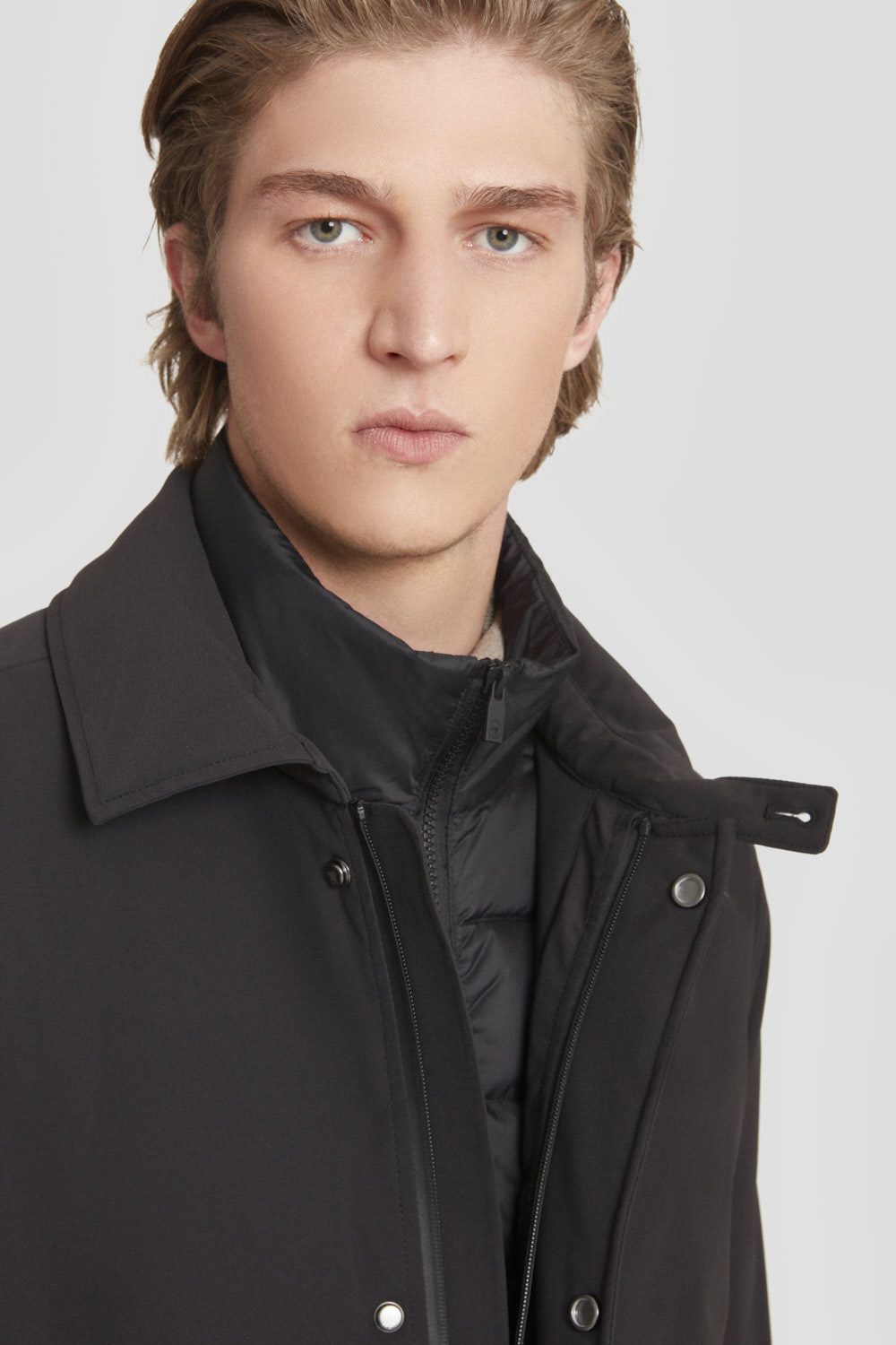 ciesse-outdoor-giacche-leggere-softshell-jacke-schwarz-lang-wasserdicht image 3