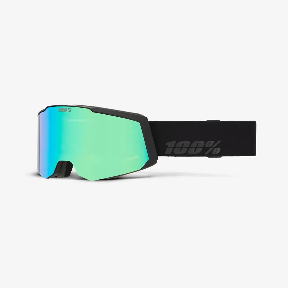 100-snowcraft-s-skibrille-hiper-black-green-regular-fit image 1