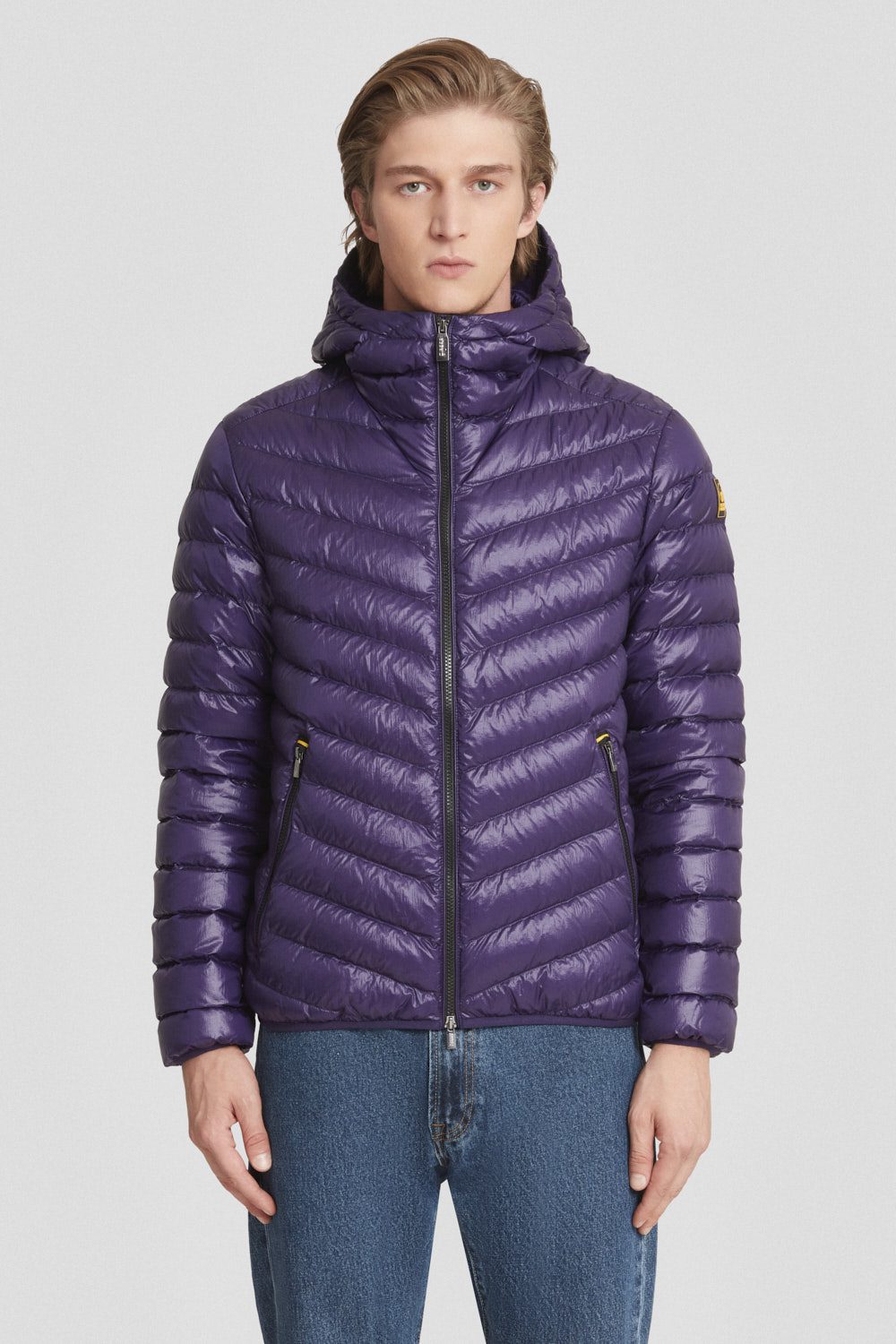 ciesse-piumini-daunenjacke-lila-mit-kapuze-dwr image 2