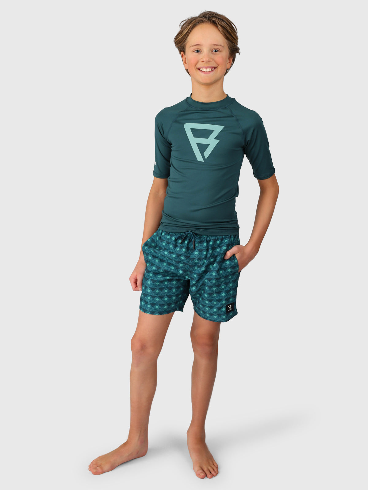 brunotti-waveguardy-rashguard-jungen-fuel-green-uv-kurzarm image 5