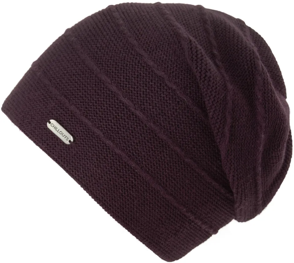 chillouts-artemis-hat-longbeanie-bordeaux-doppellagig-warm image 1