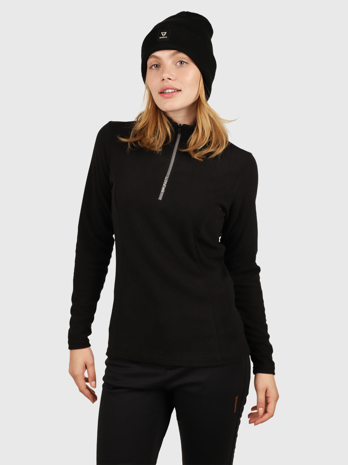 brunotti-misma-damen-fleece-schwarz-microfleece image 4