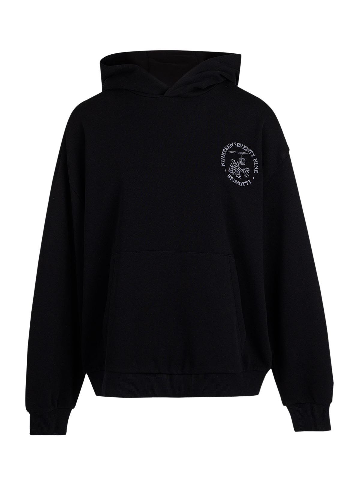 brunotti-sita-hoodie-damen-kapuzenpulli-schwarz-baumwolle image 7