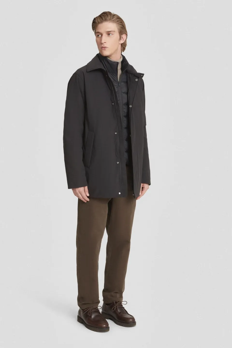 ciesse-outdoor-giacche-leggere-softshell-jacke-schwarz-lang-wasserdicht image 1