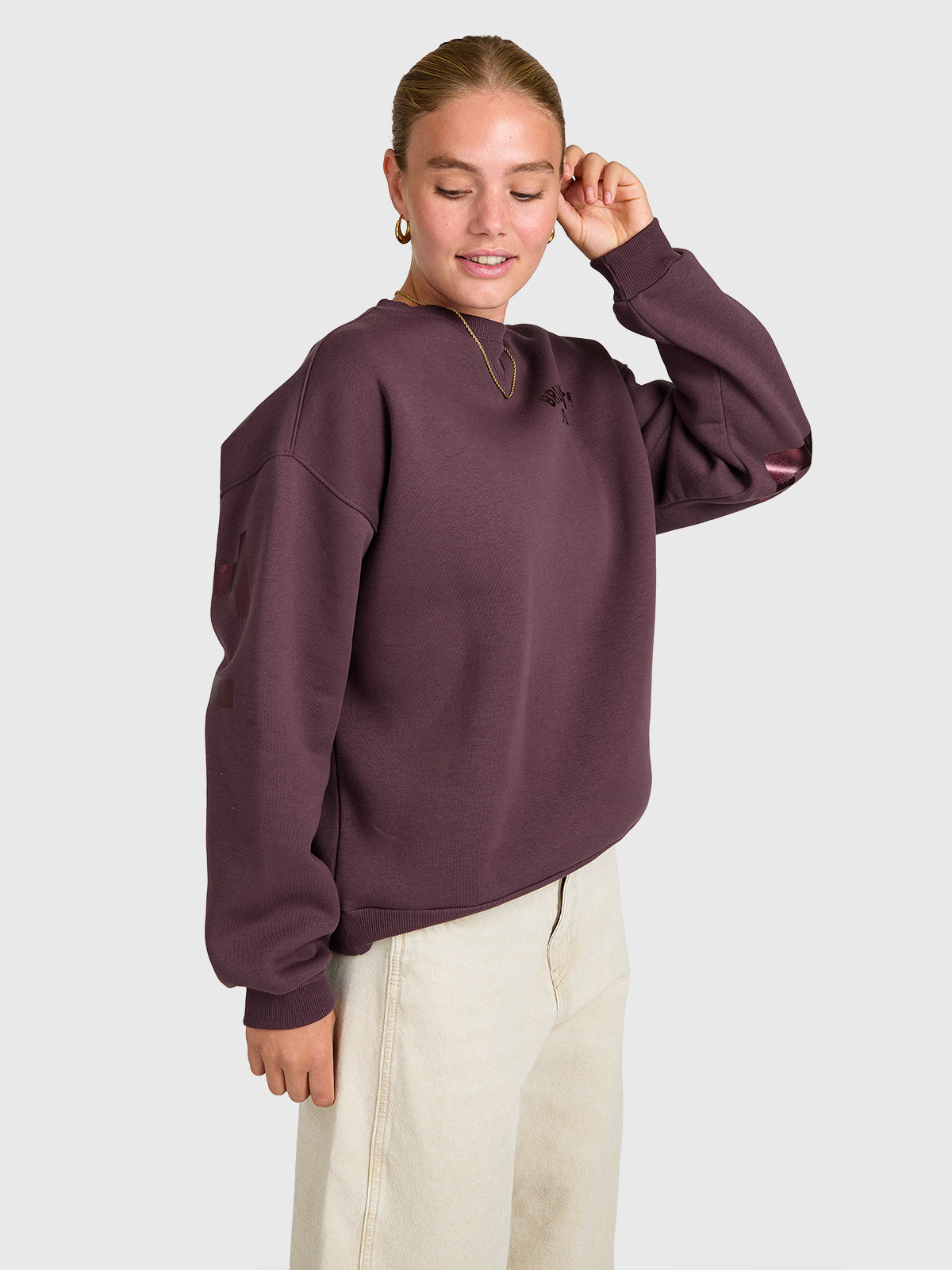 brunotti-almy-damen-sweater-raisin-baumwolle-loose-fit image 4