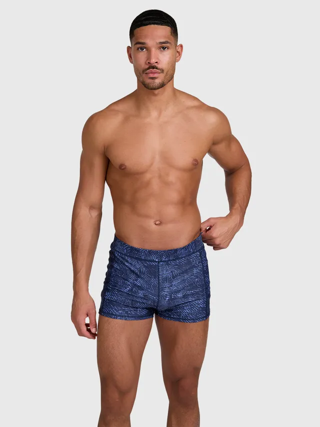 brunotti-samier-print-badehose-herren-indigo-blue-print image 1