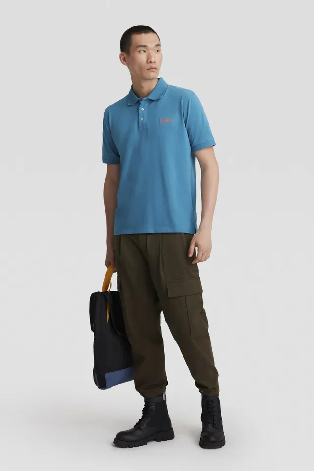 ciesse-outdoor-polo-herren-petrol-stretch-jersey-knopfleiste image 1