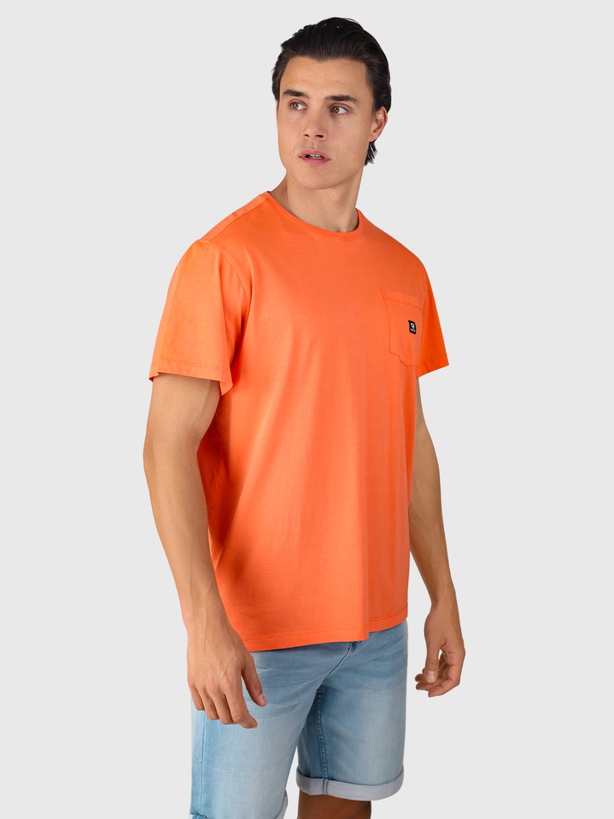 brunotti-axle-t-shirt-herren-melon-bio-baumwolle image 3