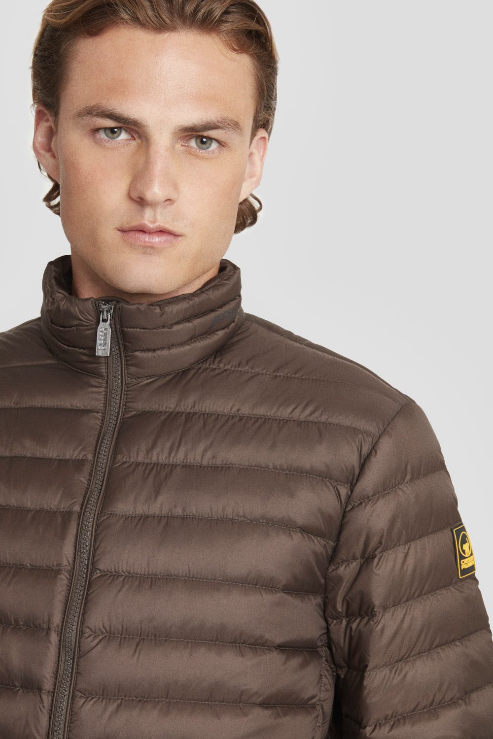 ciesse-outdoor-piumini-daunenjacke-braun-ohne-kapuze-leicht image 2