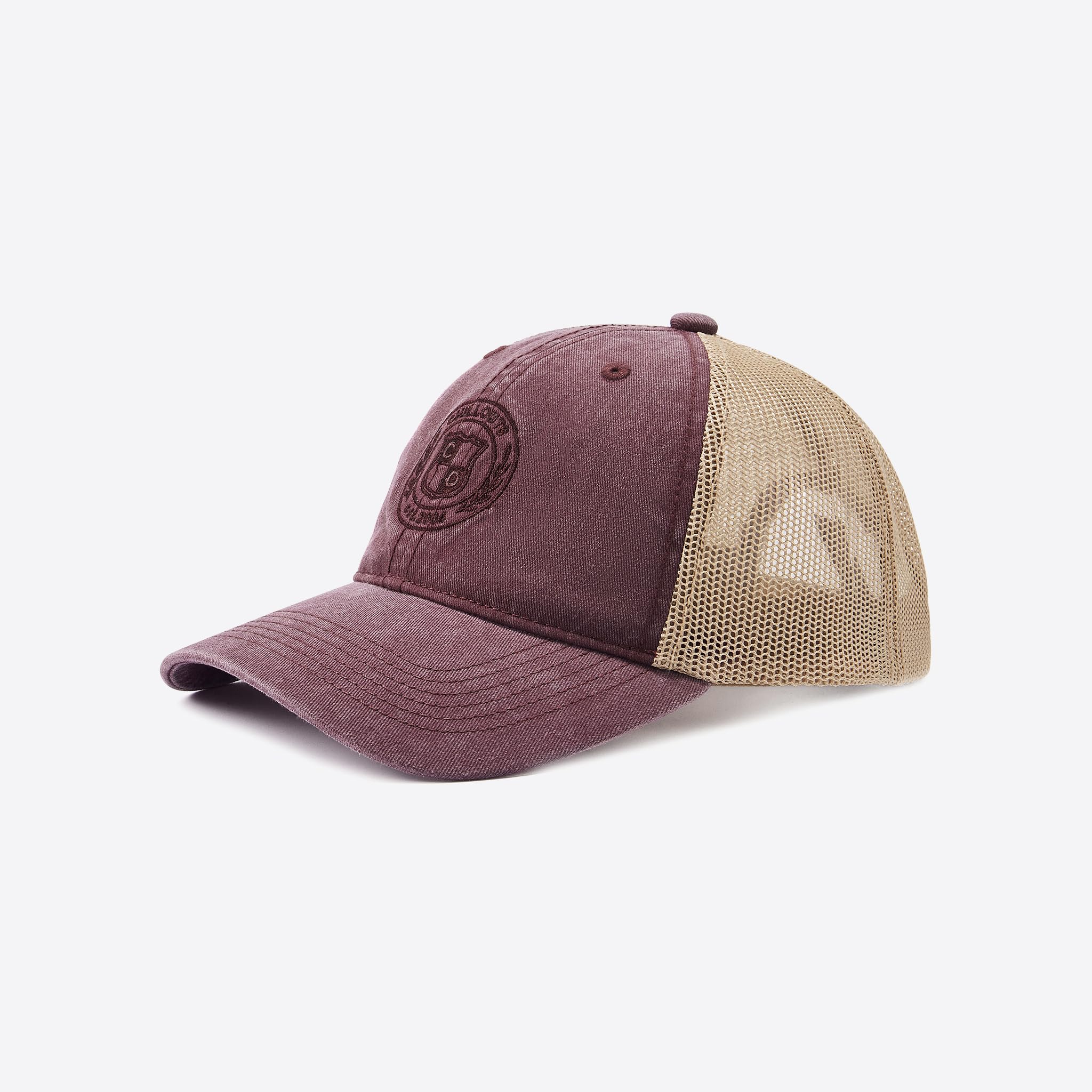 chillouts-milton-hat-baseballkappe-bordeaux-vintage image 2