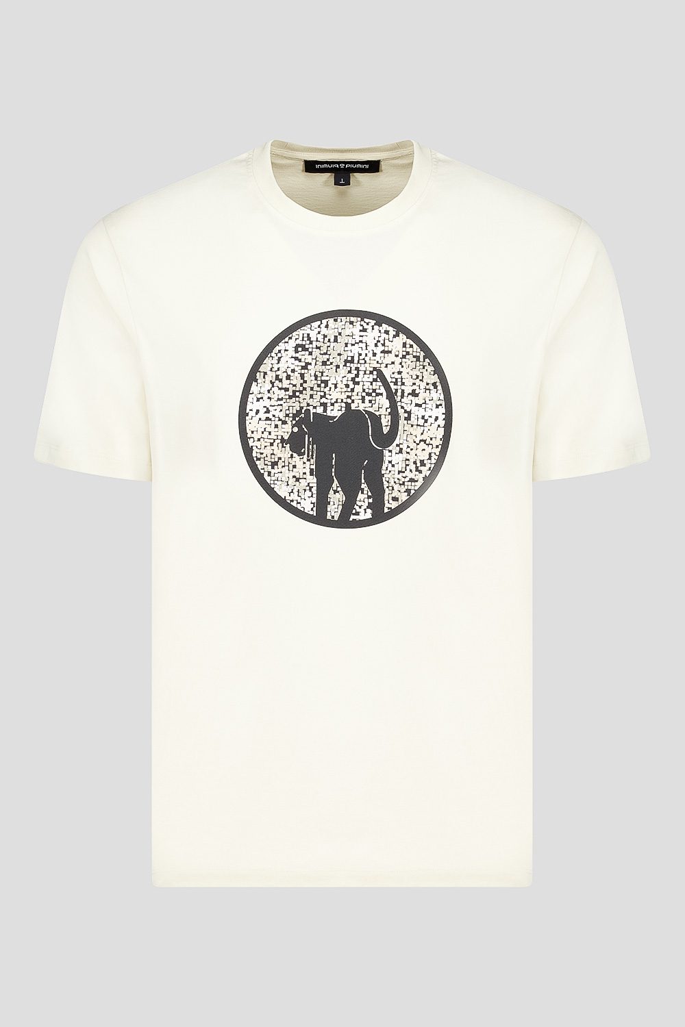 ciesse-outdoor-t-shirt-girocollo-t-shirt-beige-baumwolle-print image 3