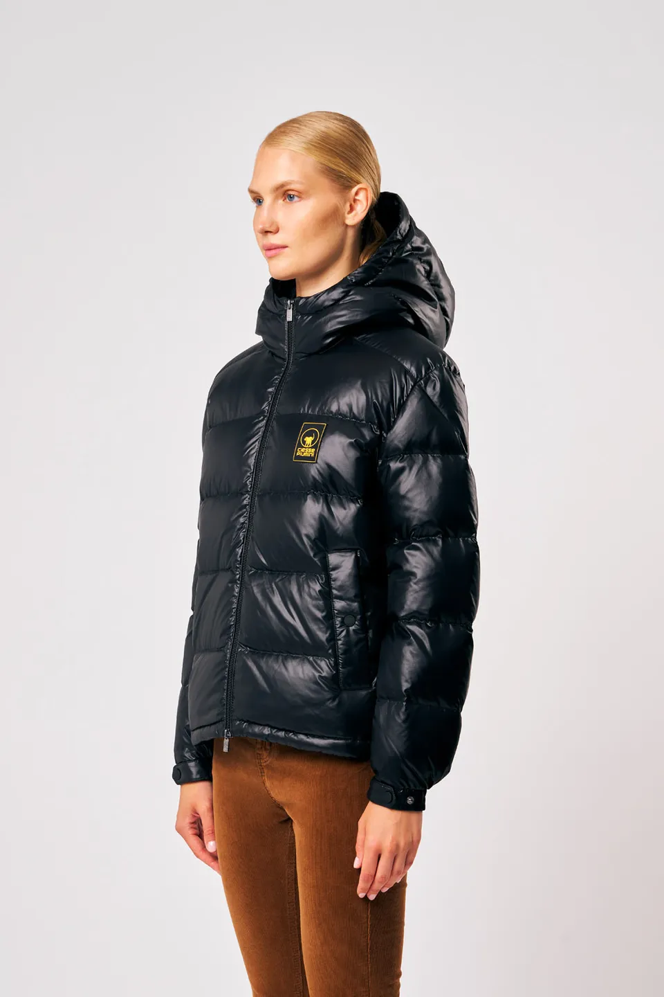 ciesse-outdoor-naria-daunenjacke-damen-schwarz-kapuze image 1