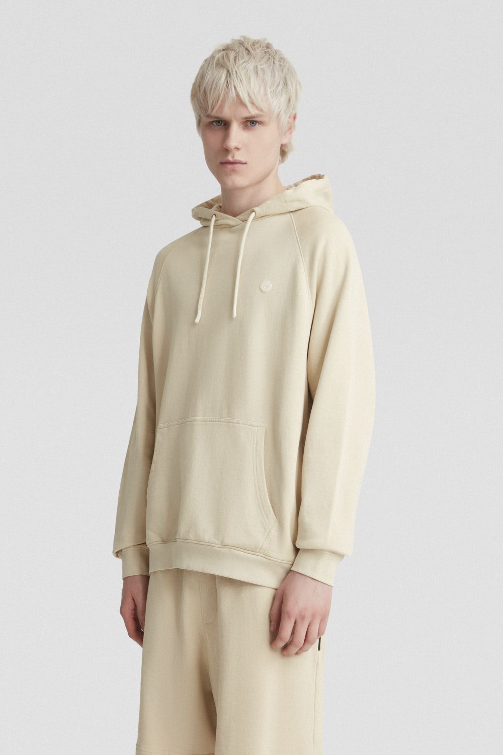 ciesse-outdoor-hoodie-beige-mit-kapuze-baumwolle-k-nguru image 2