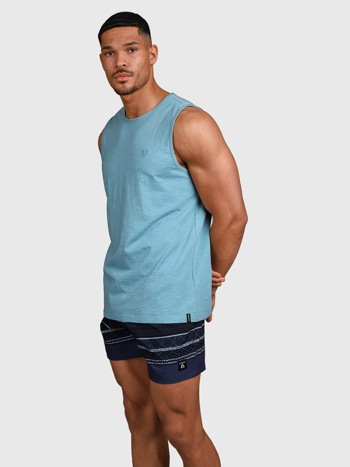 brunotti-malaku-slub-singlet-tank-top-herren-adriatic-blue-baumwolle image 4