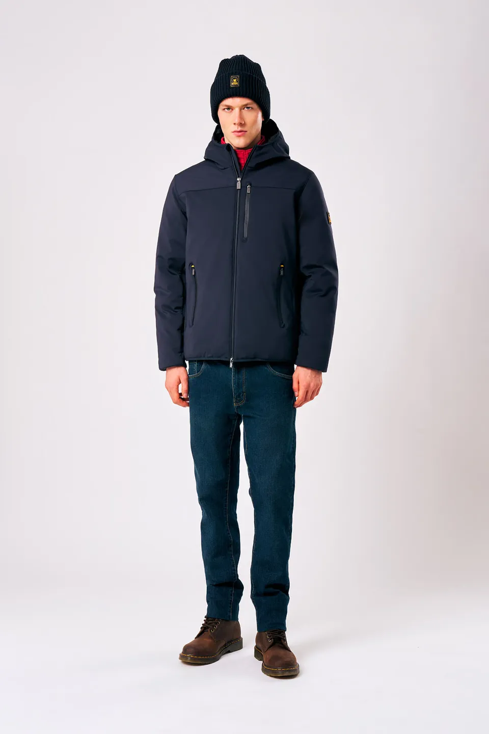 ciesse-jayden-3-0-softshelljacke-herren-blau-kurz-kapuze image 1
