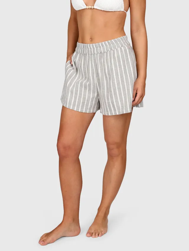 brunotti-ize-stripe-damen-shorts-wei-gestreift-resort image 1