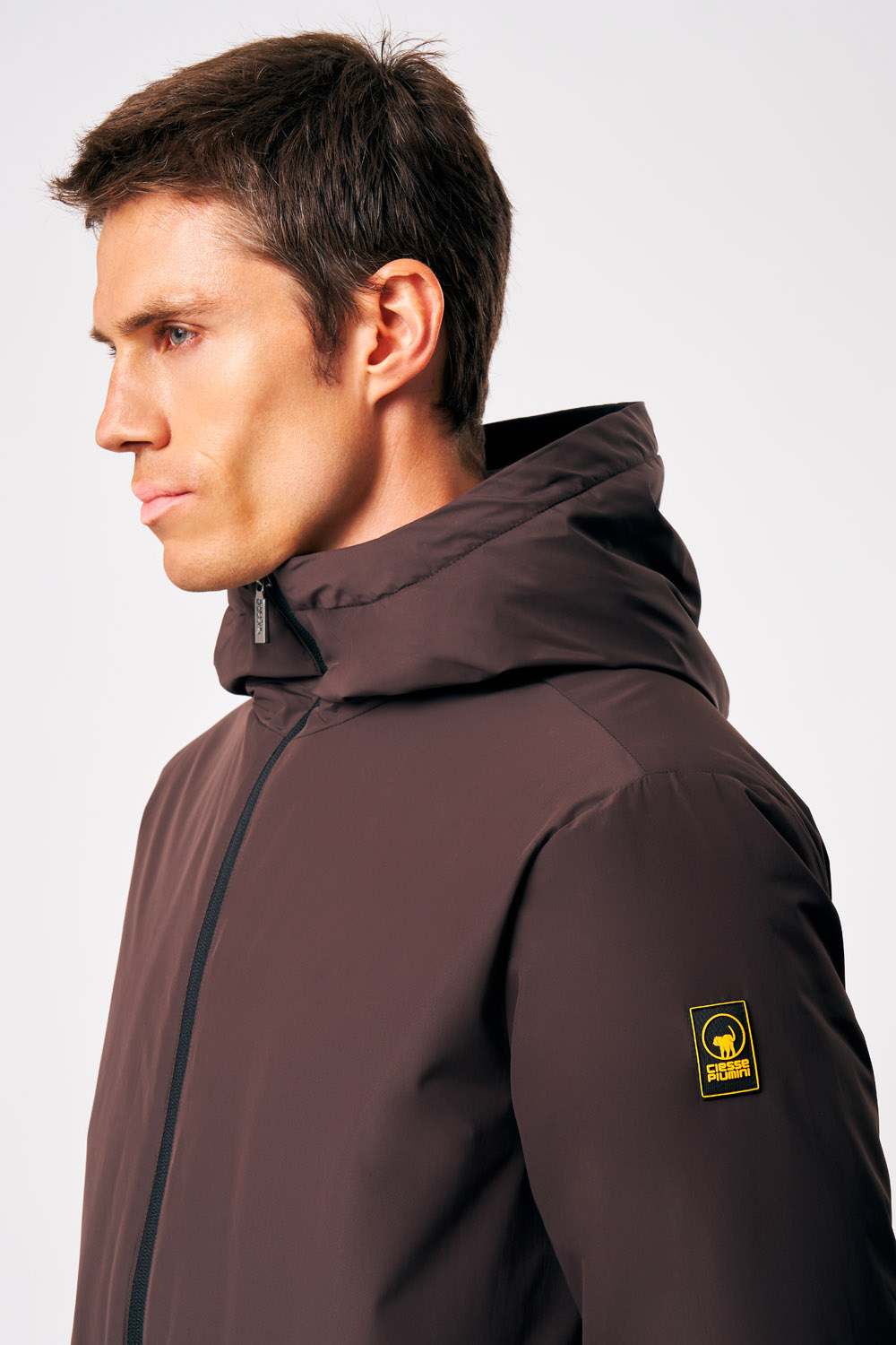 ciesse-outdoor-gunbu-winterjacke-herren-braun-kapuze image 4