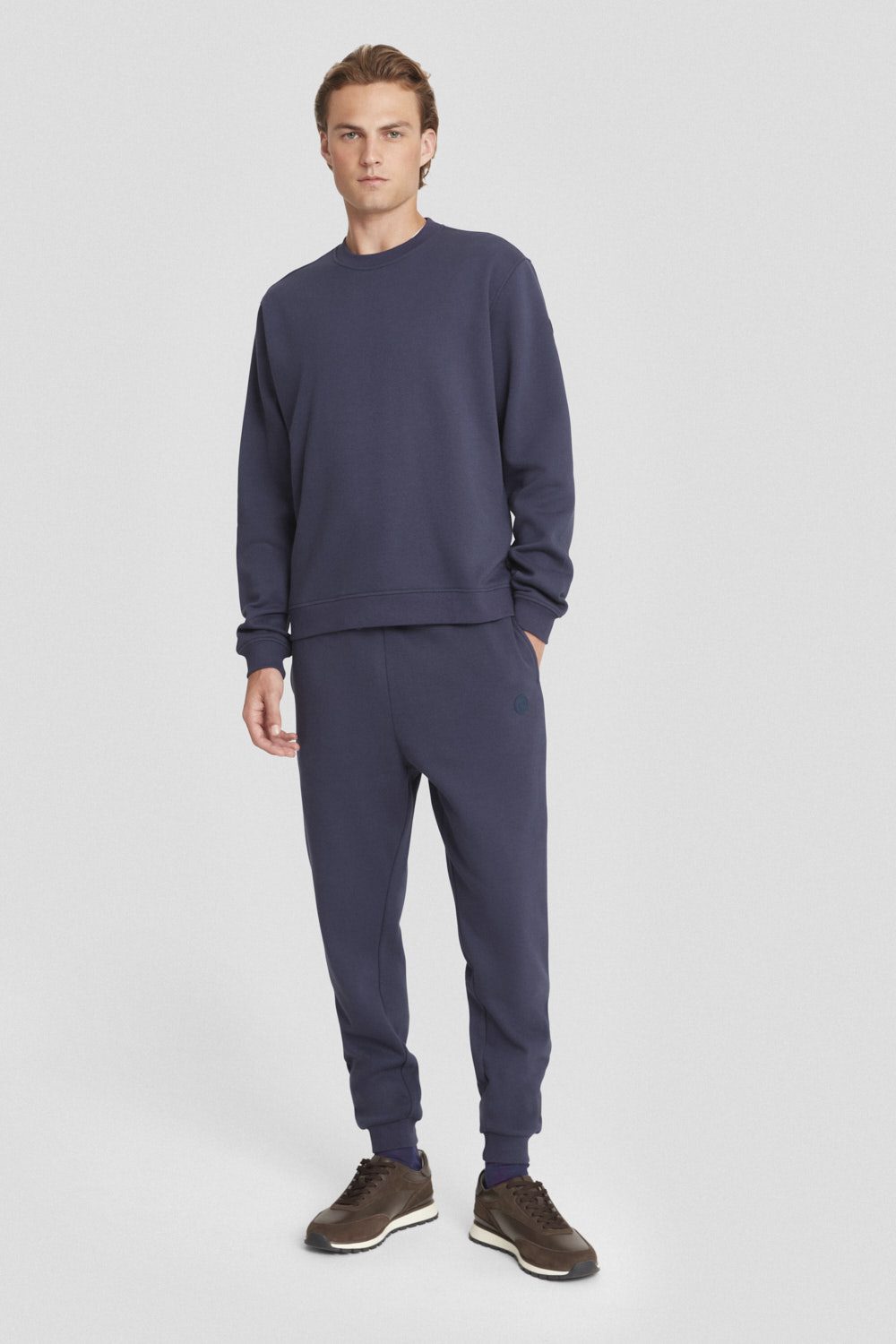 ciesse-outdoor-felpe-sweatshirt-blau-rundhals-baumwolle image 2