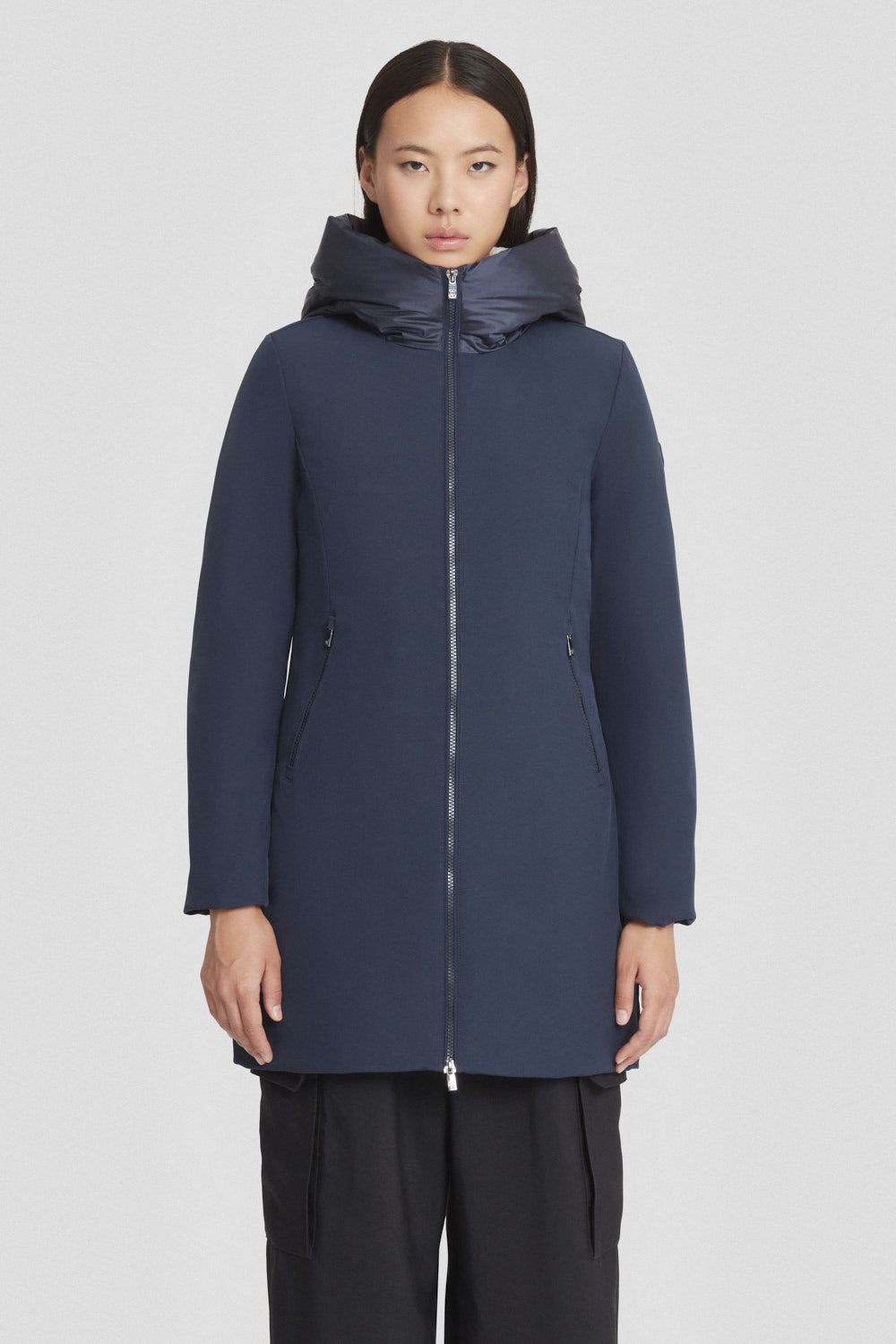 ciesse-outdoor-winterjacke-lang-blau-daune-80-20 image 2