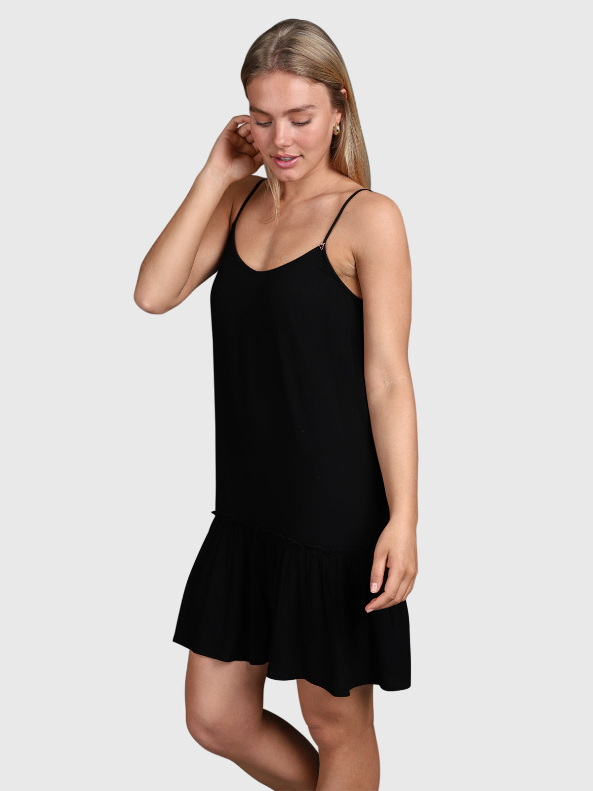 brunotti-nami-damen-kleid-schwarz-leicht-sommerkleid image 4