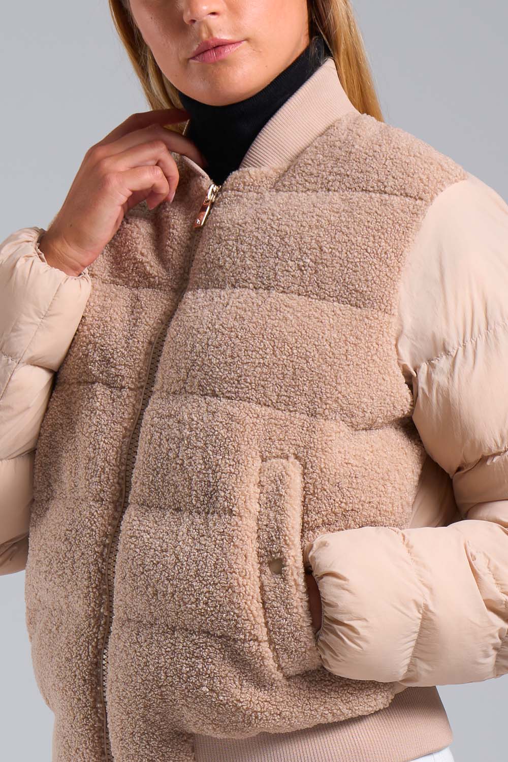 ciesse-outdoor-edna-hybrid-daunenjacke-beige-teddy image 4