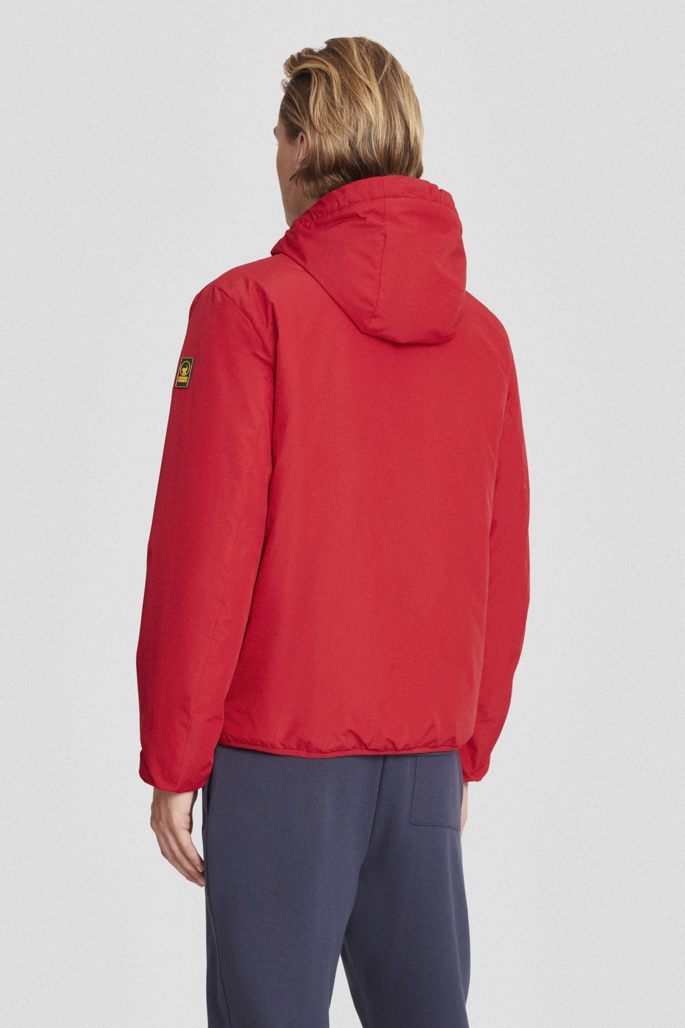 ciesse-outdoor-winterjacke-rot-kapuze-wattiert-dwr image 4