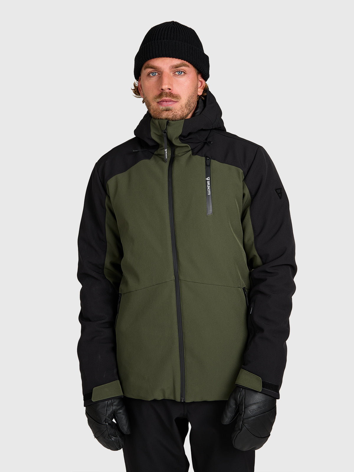 brunotti-mattaki-herren-snowjacke-deep-green-10k image 1