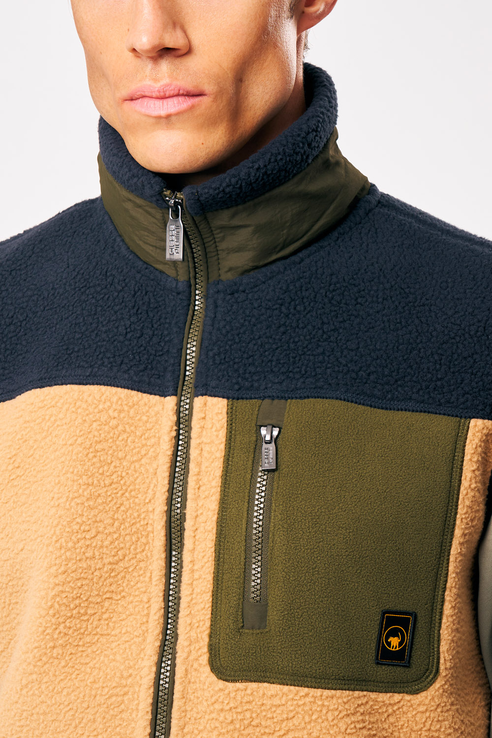 ciesse-outdoor-julio-teddyweste-herren-beige-fleece image 4