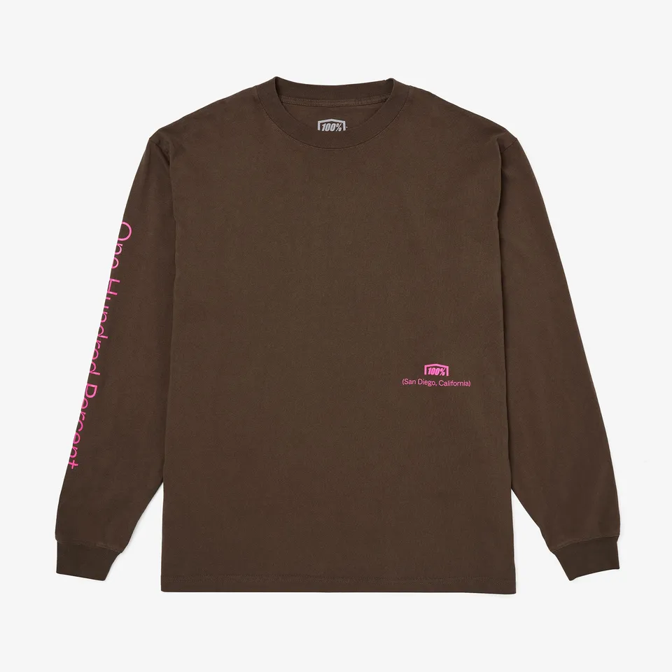 100-terra-longsleeve-chocolate-oversized-tee-baumwolle image 1