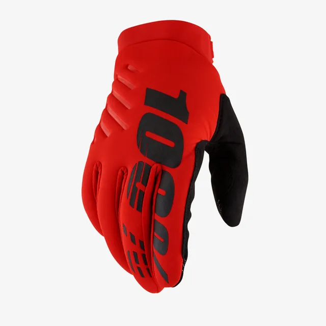 100-brisker-handschuhe-rot-softshell-touchscreen image 1